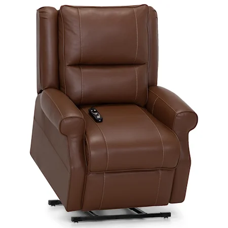 Casual Lift Recliner with Heated Seat, Back Massage, and USB Port